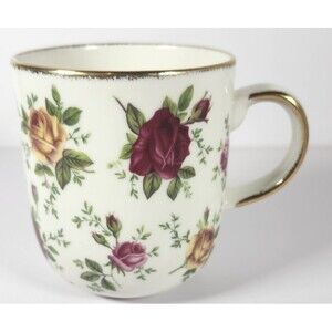Royal Albert Old Country Roses Classic IV Mug Cup Gold Trim EUC
